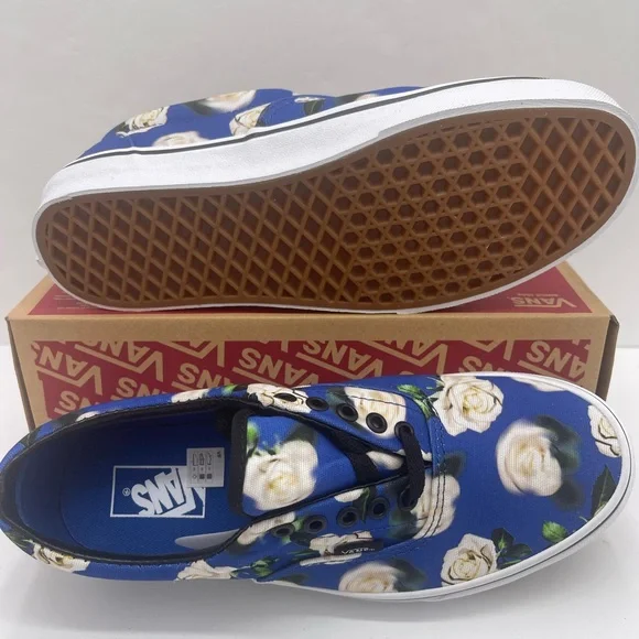 Vans Men’s Era (Romantic Floral) Lapis Blue SneakersVN0A38FRVP9